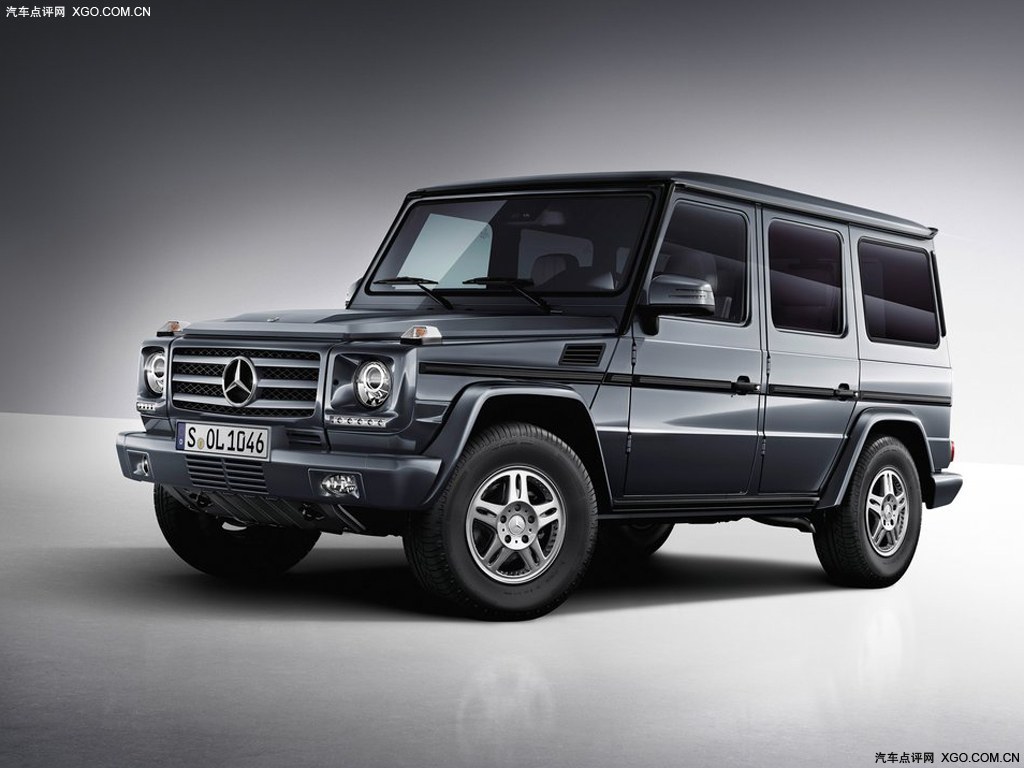【超大图】奔驰(进口)黑色2013款 奔驰g级 g500车身外观图片,高清图