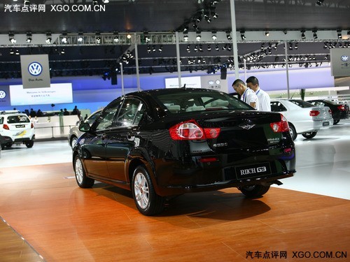 瑞麒G3在沪有现车可预订 下月12日上市