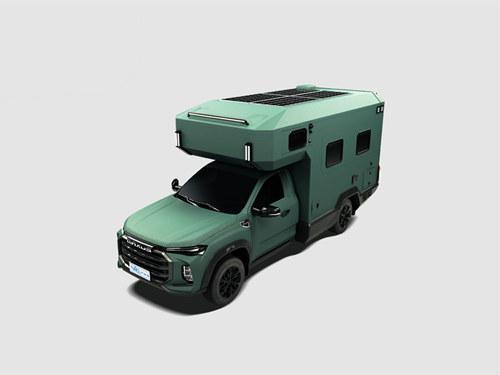 2022款 上汽大通MAXUS T90房车 2.0T探索家T90越野绿